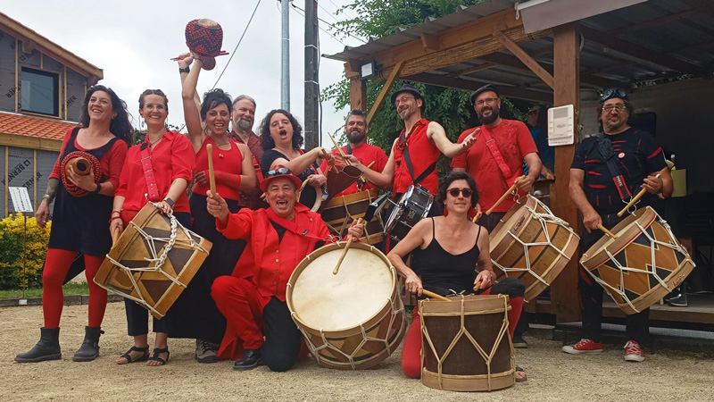 Groupe Baque Aròu au complet